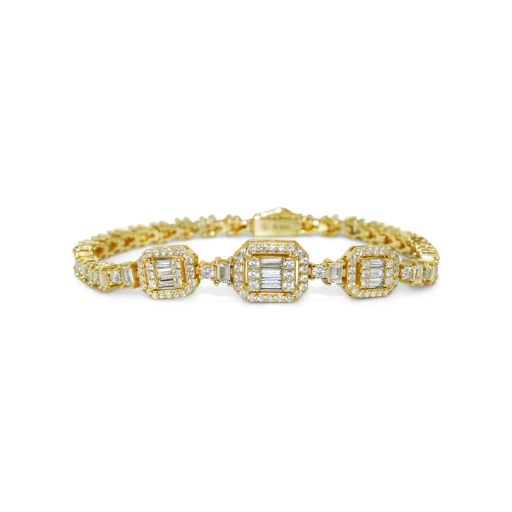 Baguette Mix Tennis Bracelet Ringz & Tingz Jewels