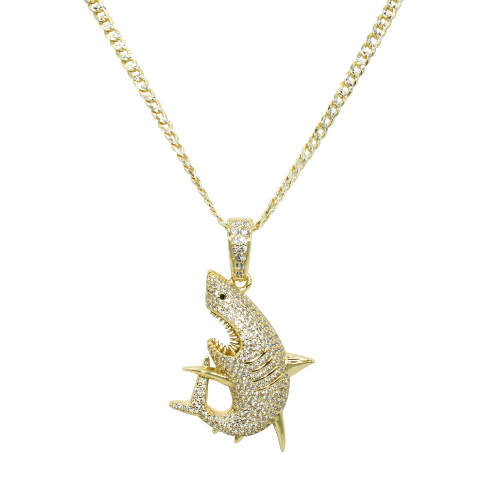 Men's Shark Pendant Ringz & Tingz Jewels