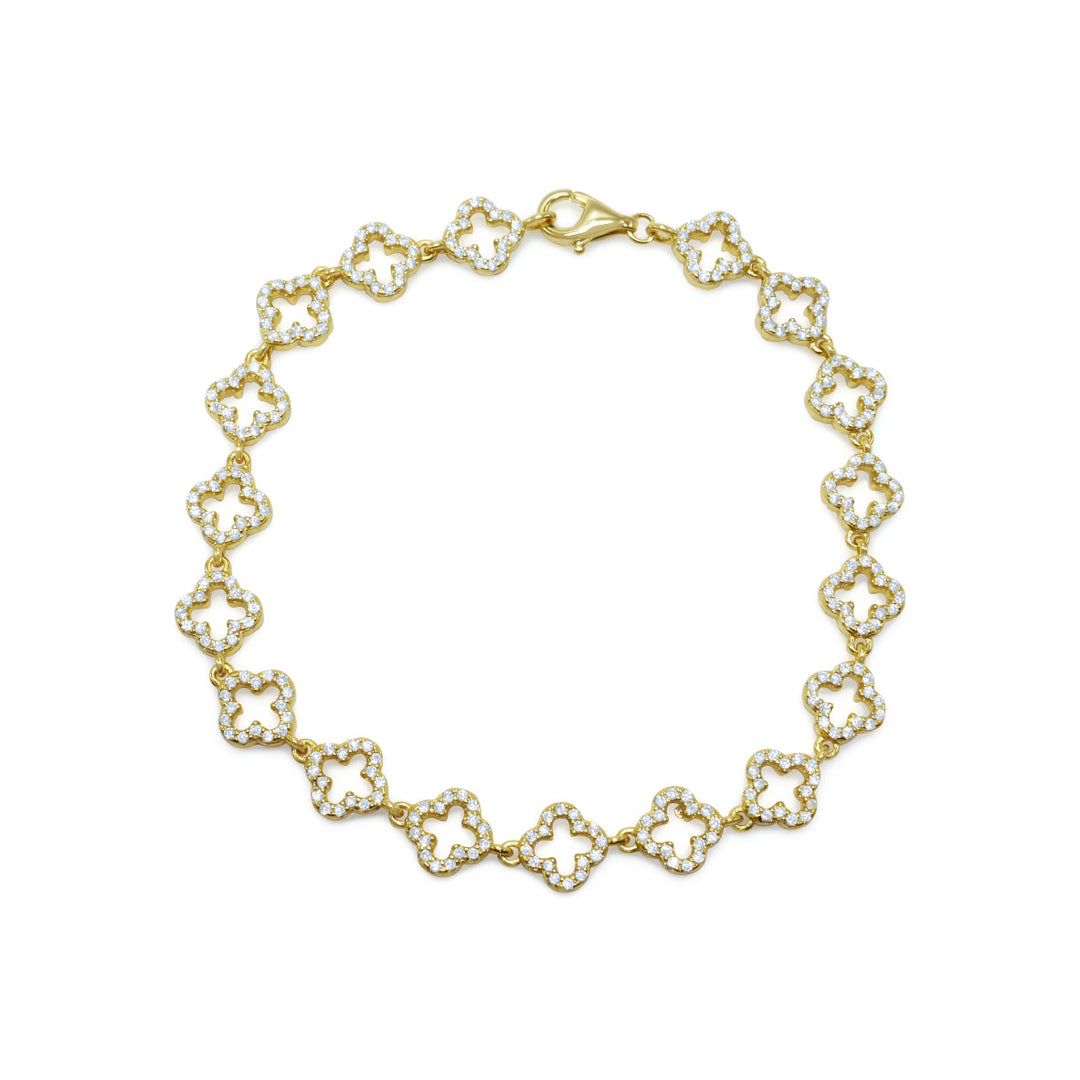 Petite Open Clover Bracelet Ringz & Tingz Jewels