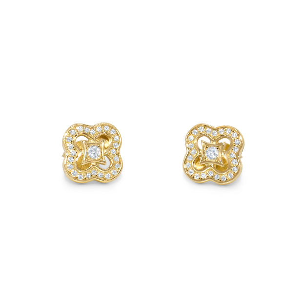 Couture Clover Stud Earrings Ringz & Tingz Jewels