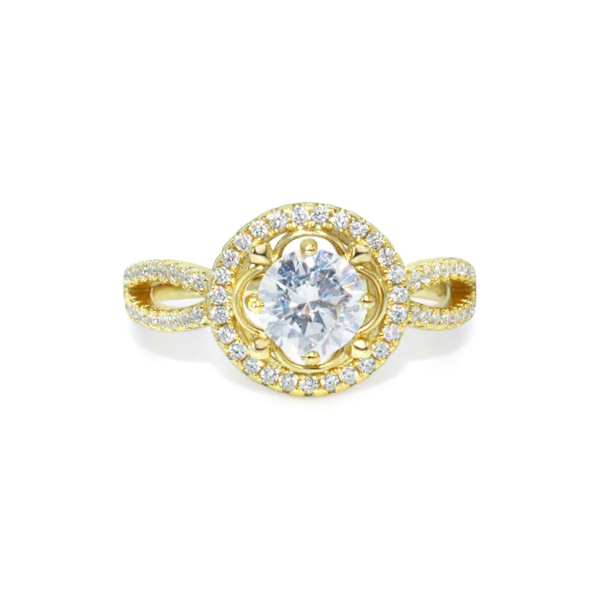 Halo Blossom Ring Ringz & Tingz Jewels