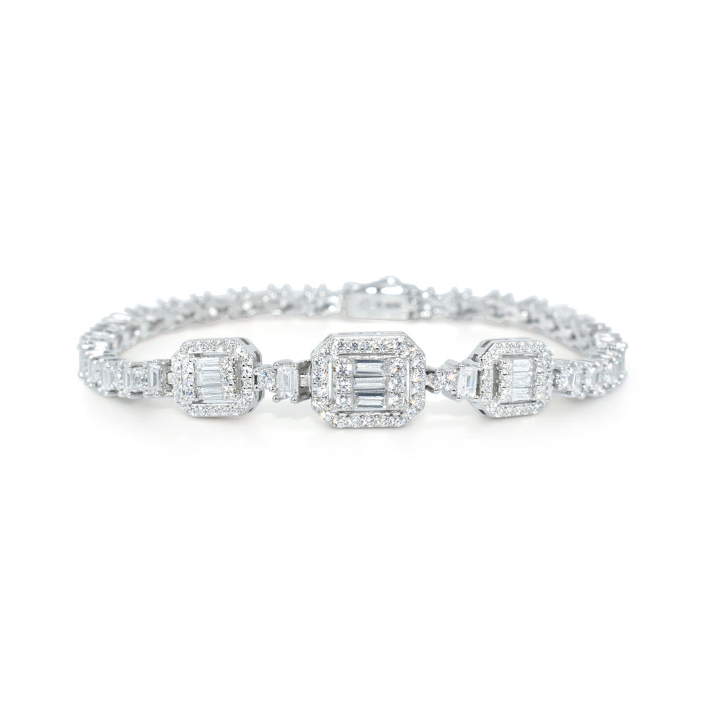 Baguette Mix Tennis Bracelet Ringz & Tingz Jewels