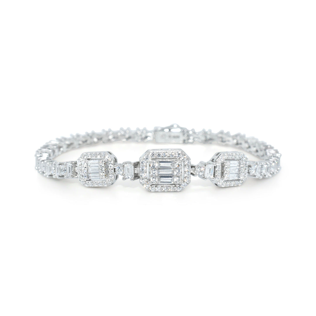 Baguette Mix Tennis Bracelet Ringz & Tingz Jewels