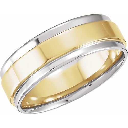 Men's Two-Tone Band Ringz & Tingz Jewels