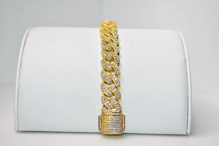 Pavé Cuban Link Bracelet - 15MM Ringz & Tingz Jewels