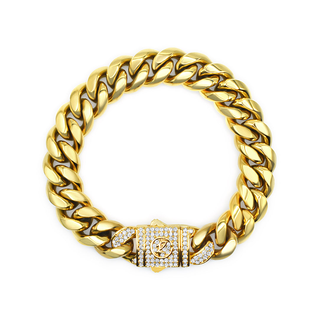 Signature Cuban Link Bracelet (12MM) Ringz & Tingz Jewels