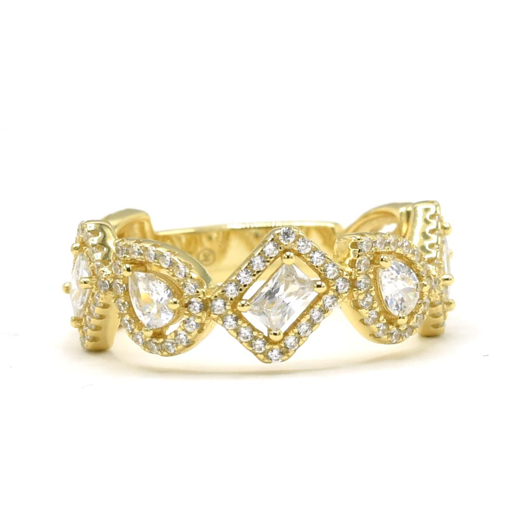 Pear + Emerald Ring Ringz & Tingz Jewels