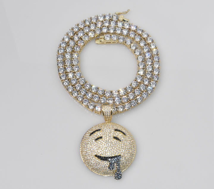 Drooling Face Emoji Pendant Ringz & Tingz Jewels