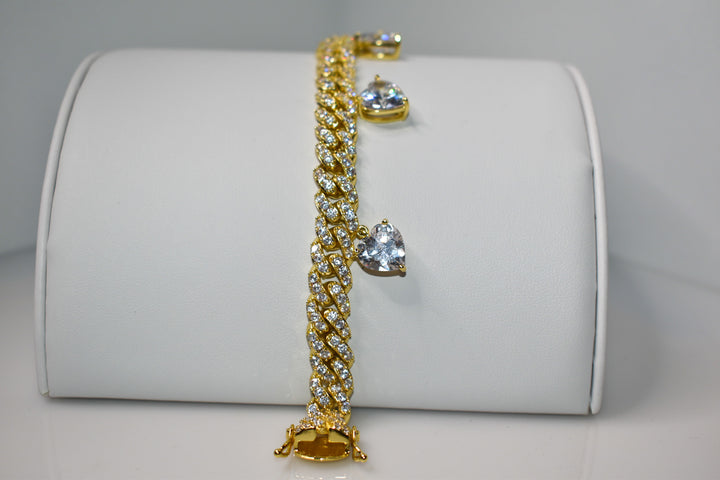 Heart Charms Anklet Ringz & Tingz Jewels