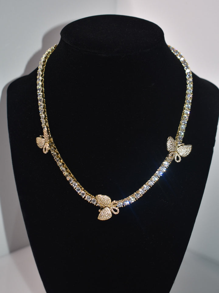 Butterfly Tennis Necklace Ringz & Tingz Jewels