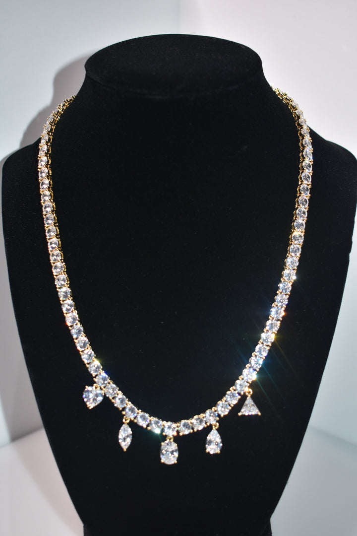 Tennis Charm Necklace Ringz & Tingz Jewels