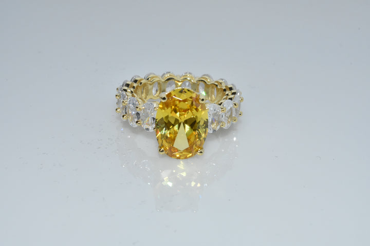 Canary Oval Ring Ringz & Tingz Jewels