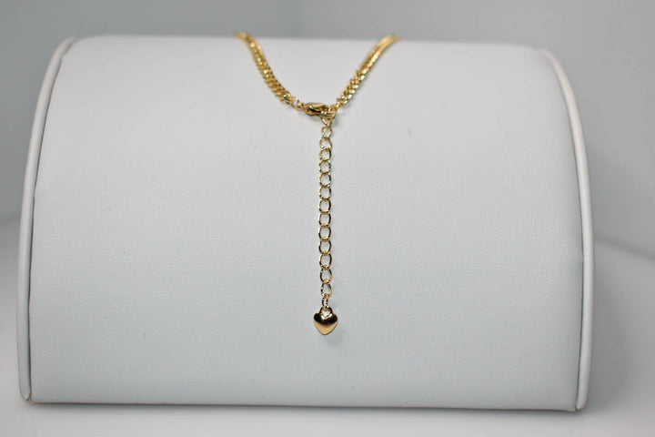 Pink Gemstone Cuban Link Anklet (Adjustable) Ringz & Tingz Jewels