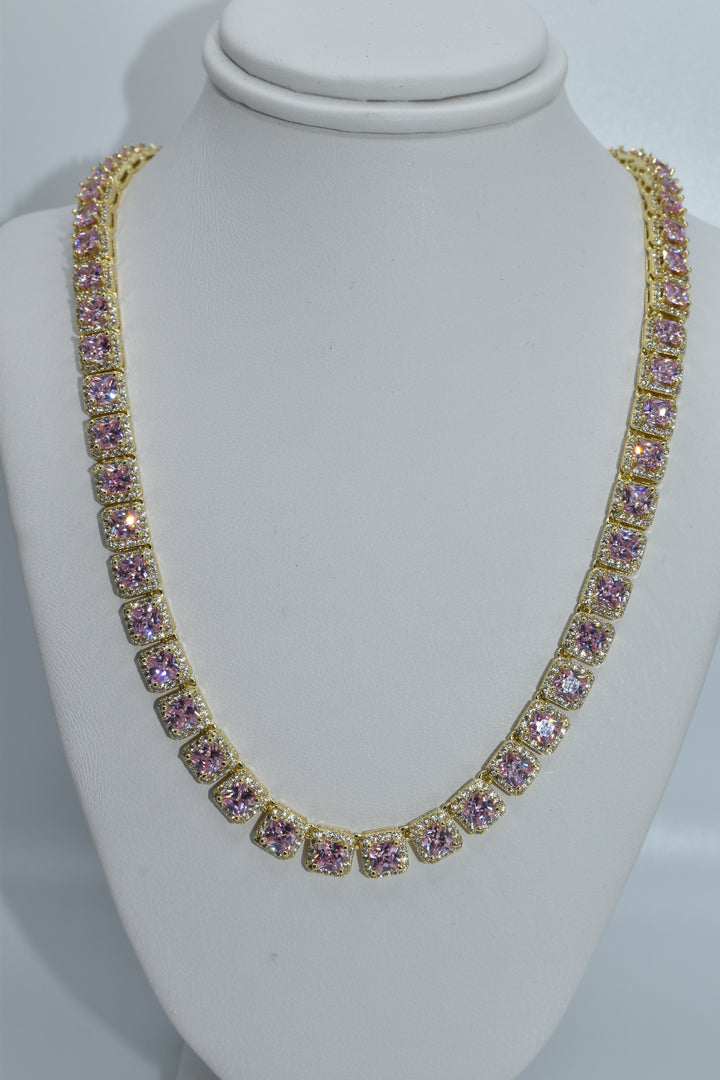 Square Tennis Necklace Ringz & Tingz Jewels