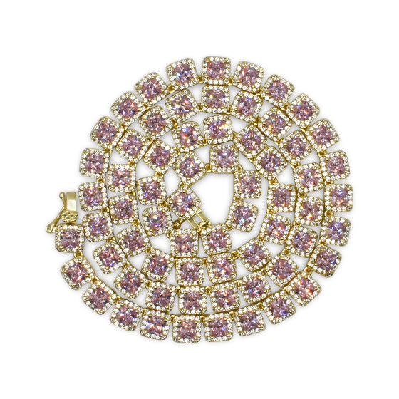 Square Tennis Necklace Ringz & Tingz Jewels