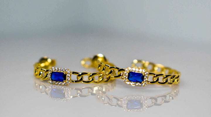 Cuban Stud Hoop Earrings Ringz & Tingz Jewels