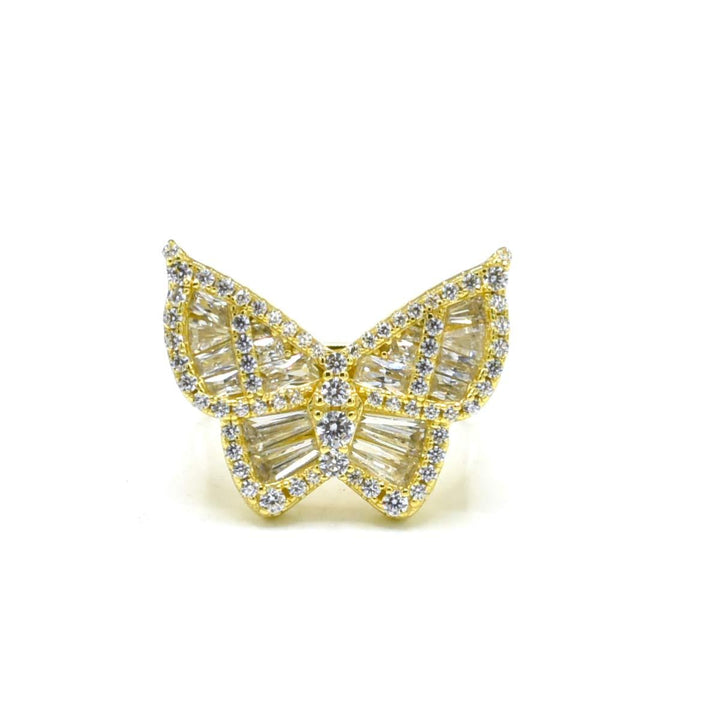 Baguette Butterfly Ring Ringz & Tingz Jewels