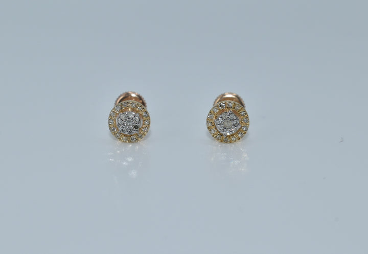 Double Round Diamond Studs Ringz & Tingz Jewels