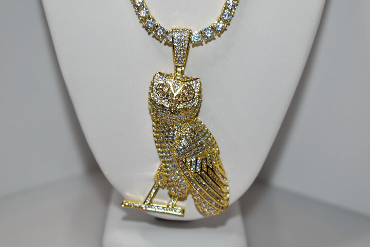 Icy Owl Pendant Ringz & Tingz Jewels