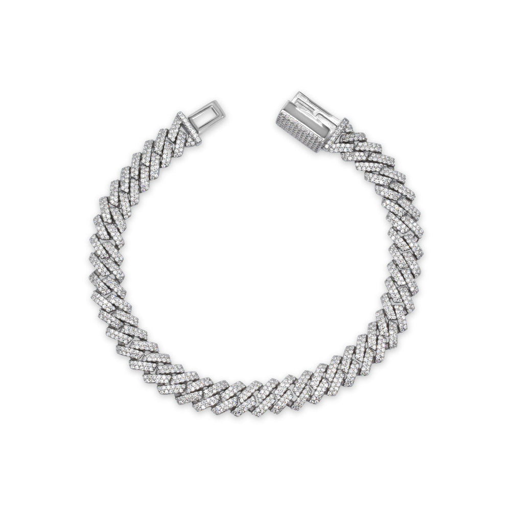 Royal Frost Cuban Bracelet (8MM Moissanite) Ringz & Tingz Jewels