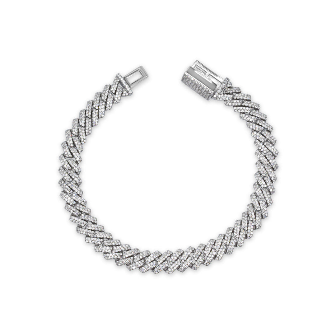 Royal Frost Cuban Bracelet (8MM Moissanite) Ringz & Tingz Jewels