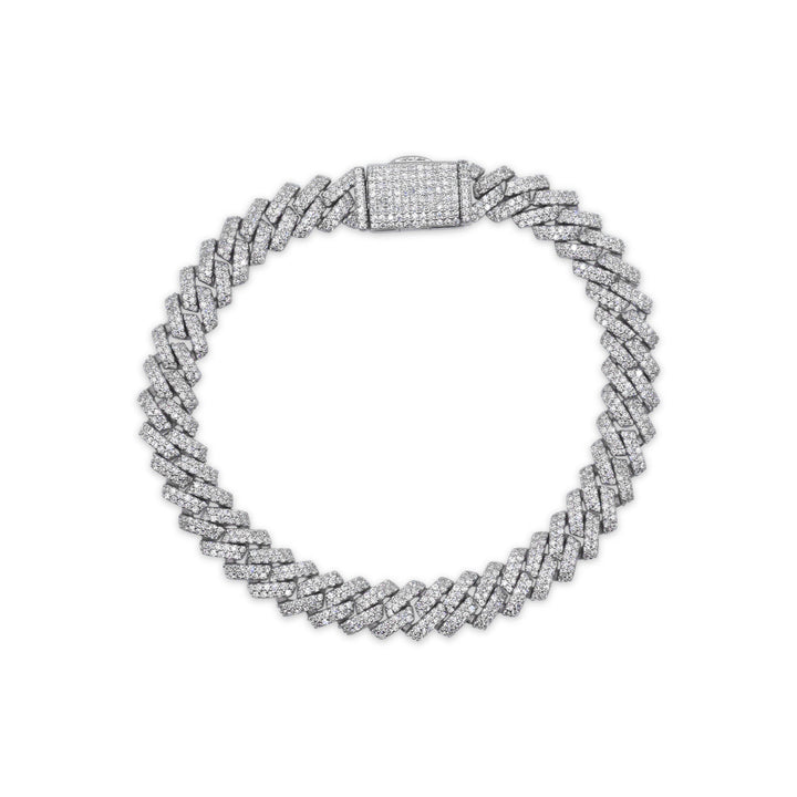 Royal Frost Cuban Bracelet (8MM Moissanite) Ringz & Tingz Jewels
