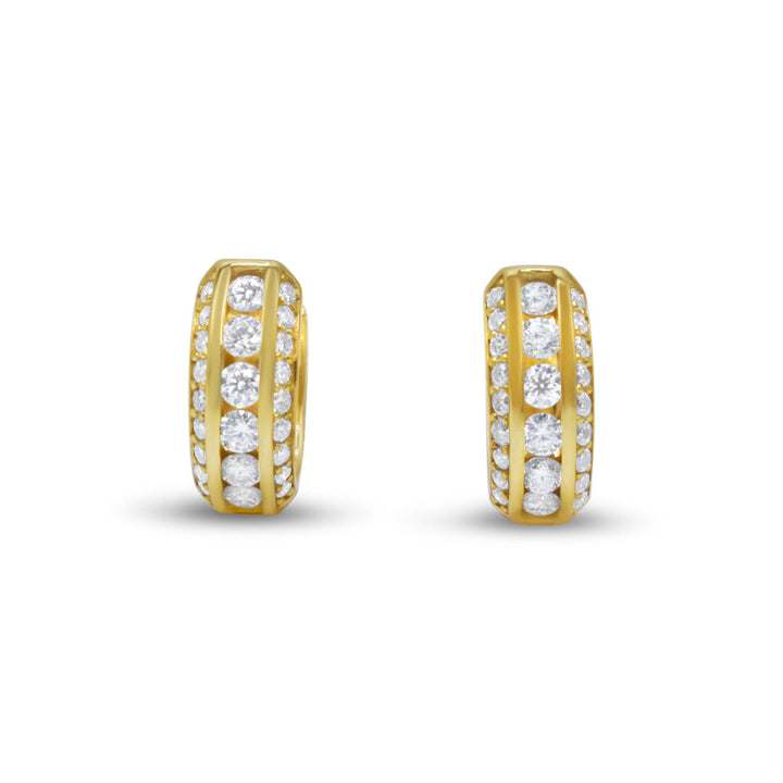 Rainbow Row Huggies (Moissanite) Ringz & Tingz Jewels