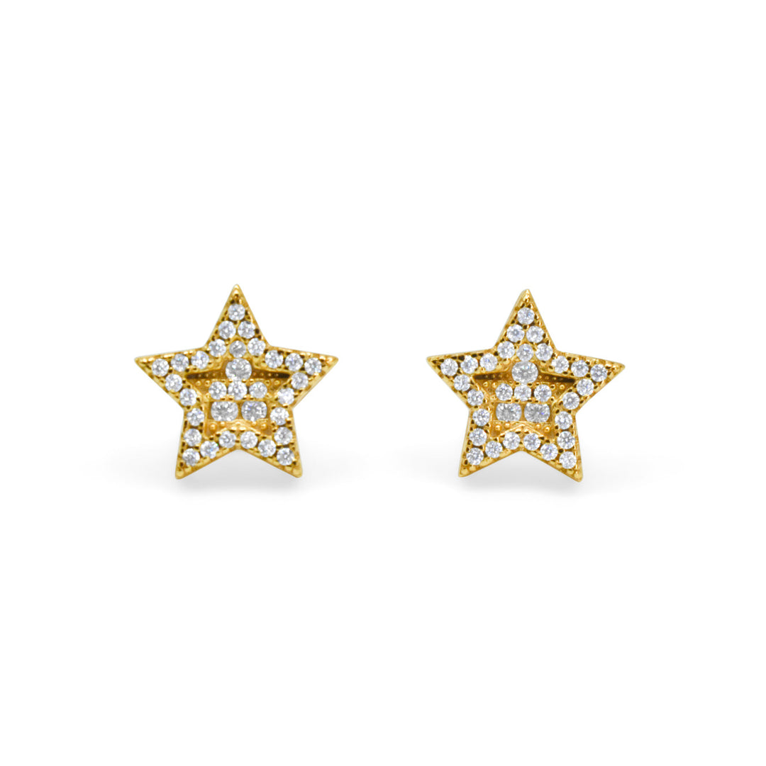 Pavé Moissanite Star Studs Ringz & Tingz Jewels