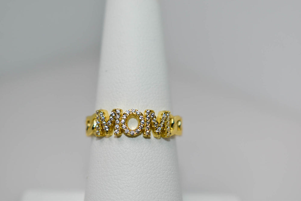 'MOM' Cuban Link Ring Ringz & Tingz Jewels